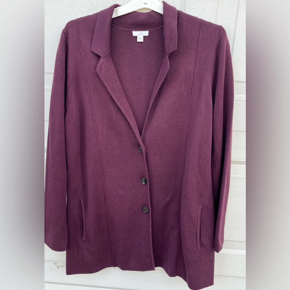 Women's J.Jill sweater jacket M